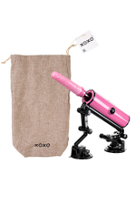 Мешочек XOXO, текстиль, коричневый, 39*23,5 см