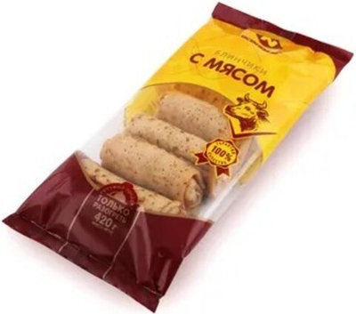 Блинчики с мясом «Останкино» замороженные, 420г