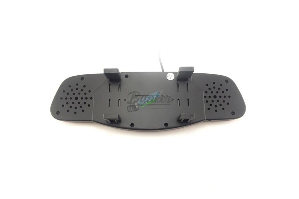 Парктроник SVS LED 017 с зеркалом заднего вида, 8 датчиков (черные), (компл.)