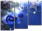 Модульная картина "Новогодняя синева"
