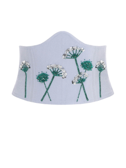 Корсет FLOWER, голубой