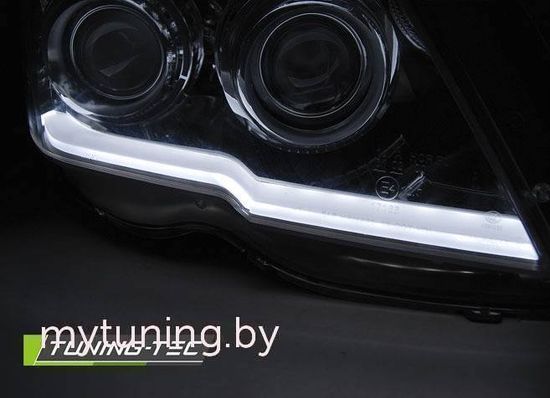 Фары передние TUBE LIGHT BLACK для Mercedes GLK X204