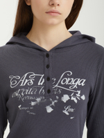 Женский Лонгслив Button