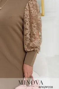 Платье 2330-бежевый Minova