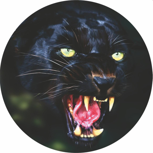 Чехол запасного колеса Skyway Пантера R16/17 D=77см экокожа/полиэстер