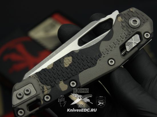 Нож Microtech MSI Ram-Lok S/E 210T-10APPMTC Polymer Tri-Grip Camo Apocalyptic