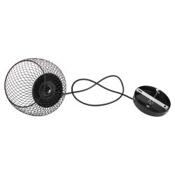 Светильник подвесной ЭРА PL8 BK под лампу E27 высота плафона 220мм подвеса 760мм черный