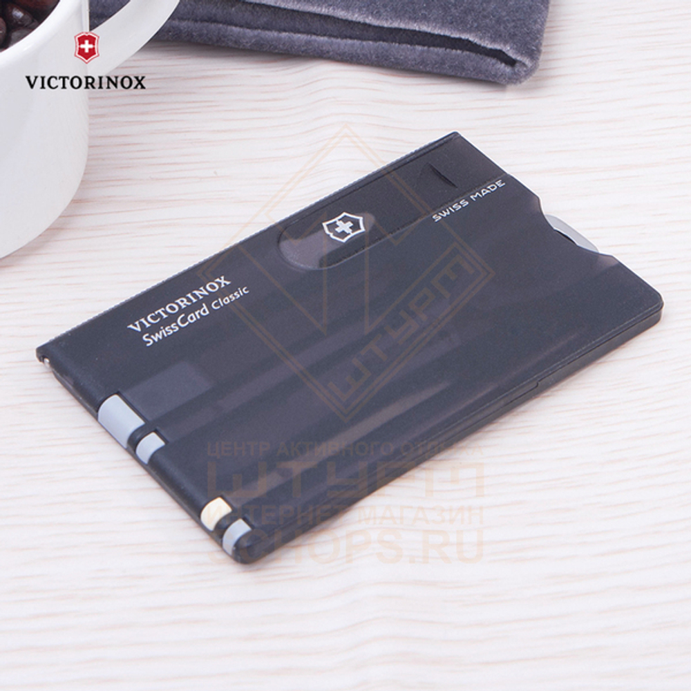 Инструмент карта Victorinox SwissCard Classic, Black