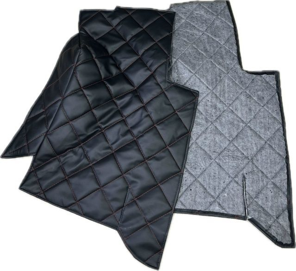 Коврики (утеплитель) под сиденья УАЗ 452 Буханка (красная нить ромб)