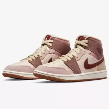 Кроссовки Nike Air Jordan 1 Mid SE "Dark Pony Smoky Mauve"