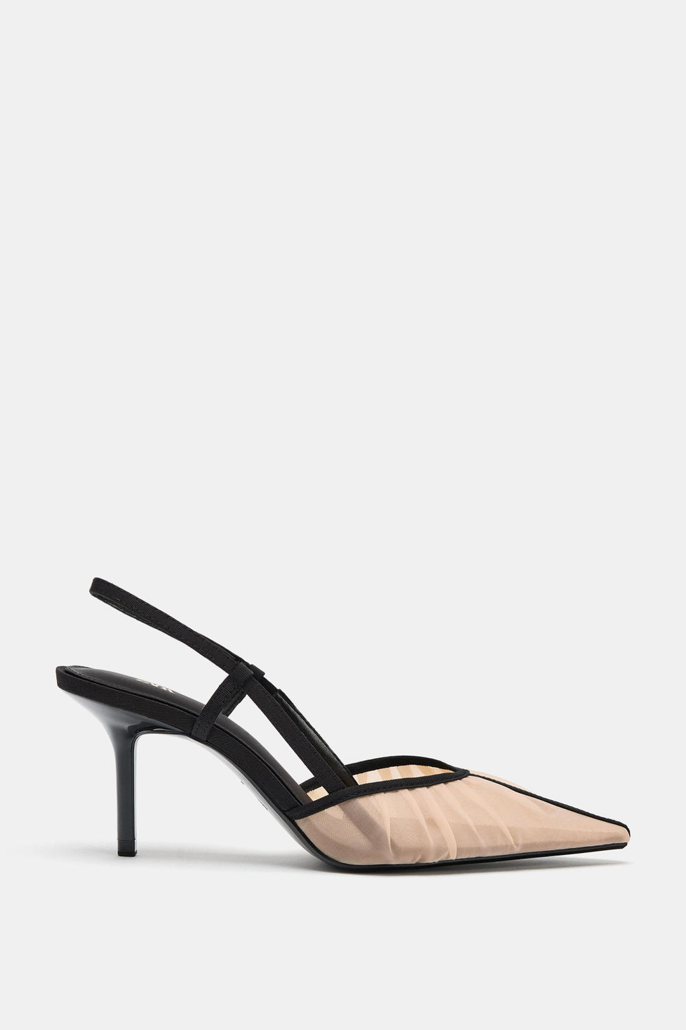 ZARA ТУФЛИ ИЗ СЕТЧАТОЙ ТКАНИ, РАЗНОЦВЕТНЫЙ