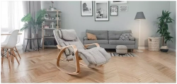 Массажное кресло-качалка Yamaguchi Liberty beige, бежевый