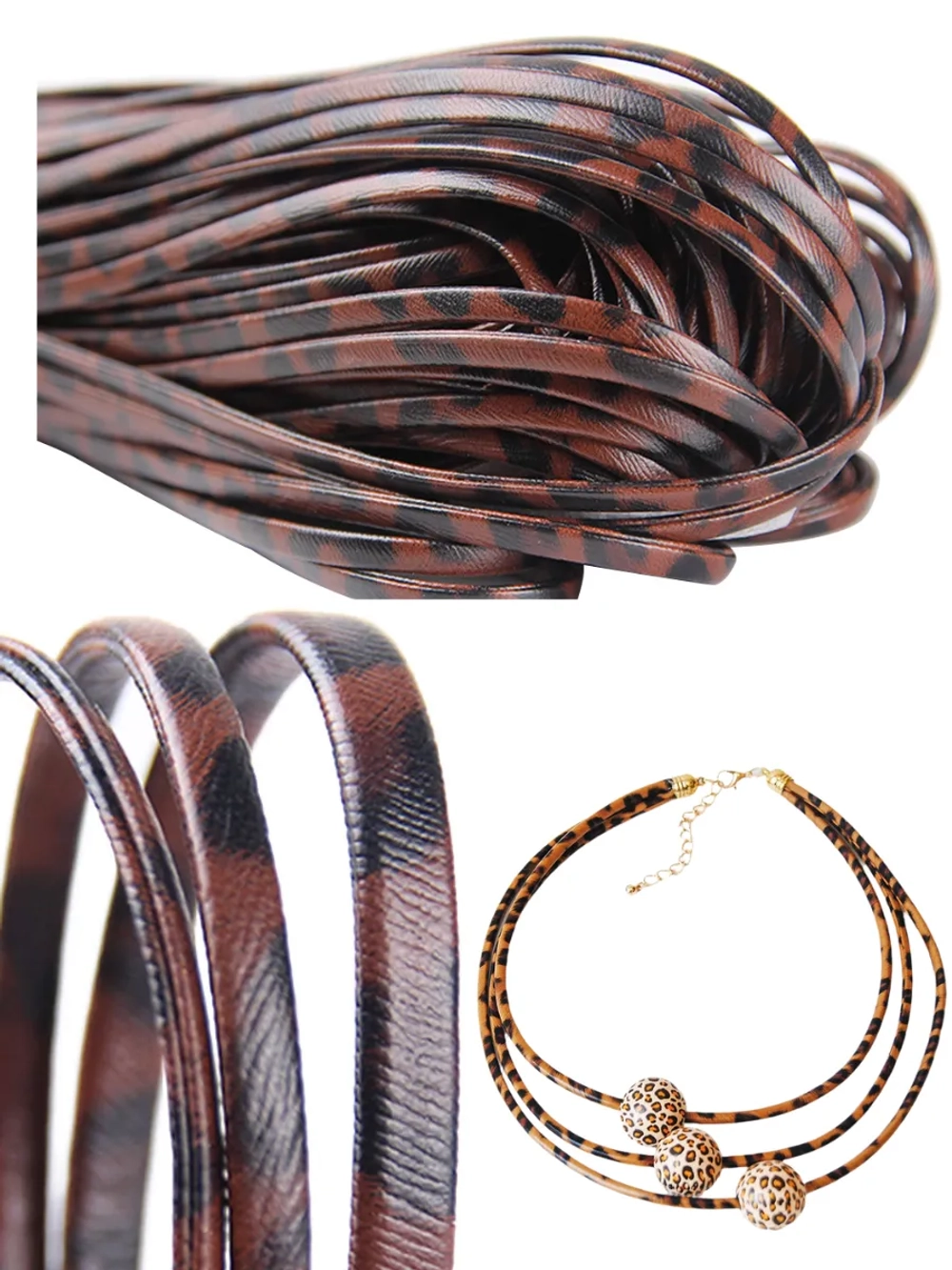 Полоска шнур из кожи 5 мм