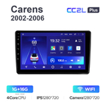 Teyes CC2L Plus 9" для KIA Carens 2002-2006