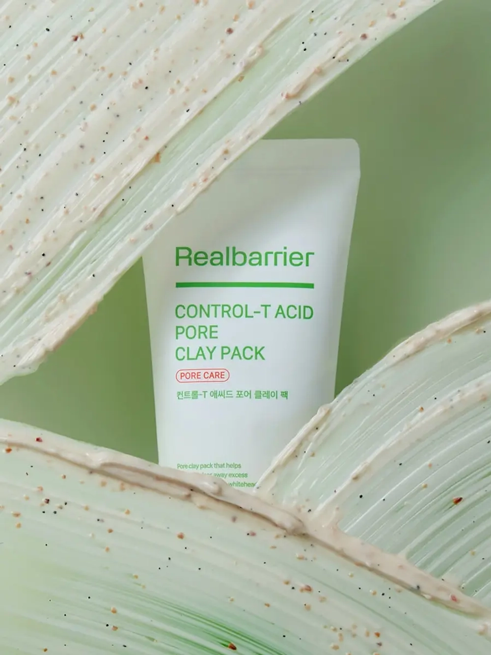 Real Barrier Глиняная маска с кислотами для очищения и сужения пор Control-T Acid Pore Clay Pack 80 мл