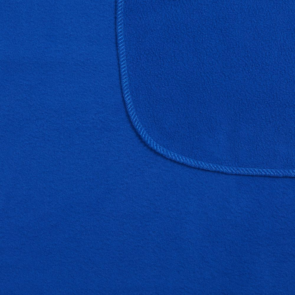 Флисовый плед Warm&Peace, ярко-синий