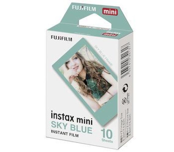 Fotoaparat lenti \ Картридж Fujifilm Instax Mini Sky Blue, 10 lent
