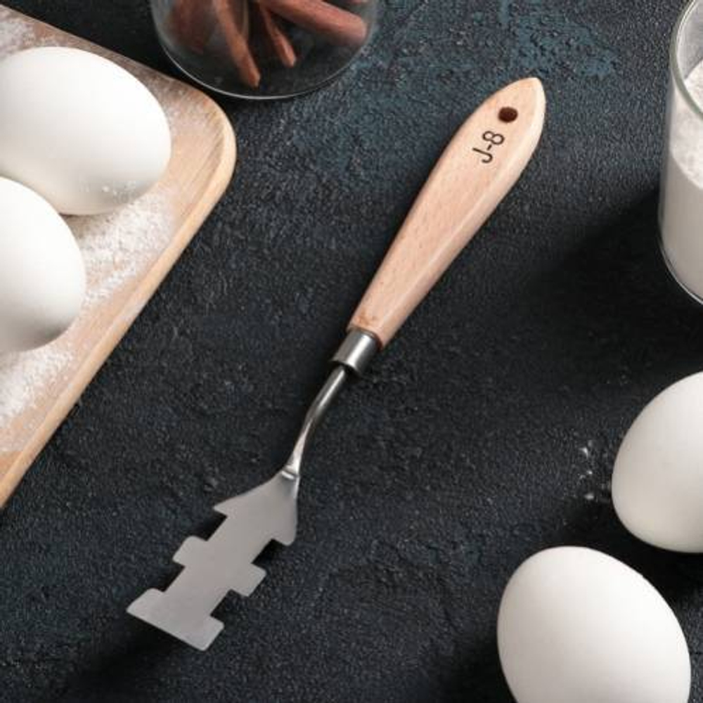 Лопатка кондитерская (МАСТИХИН) 20 см с зубцами