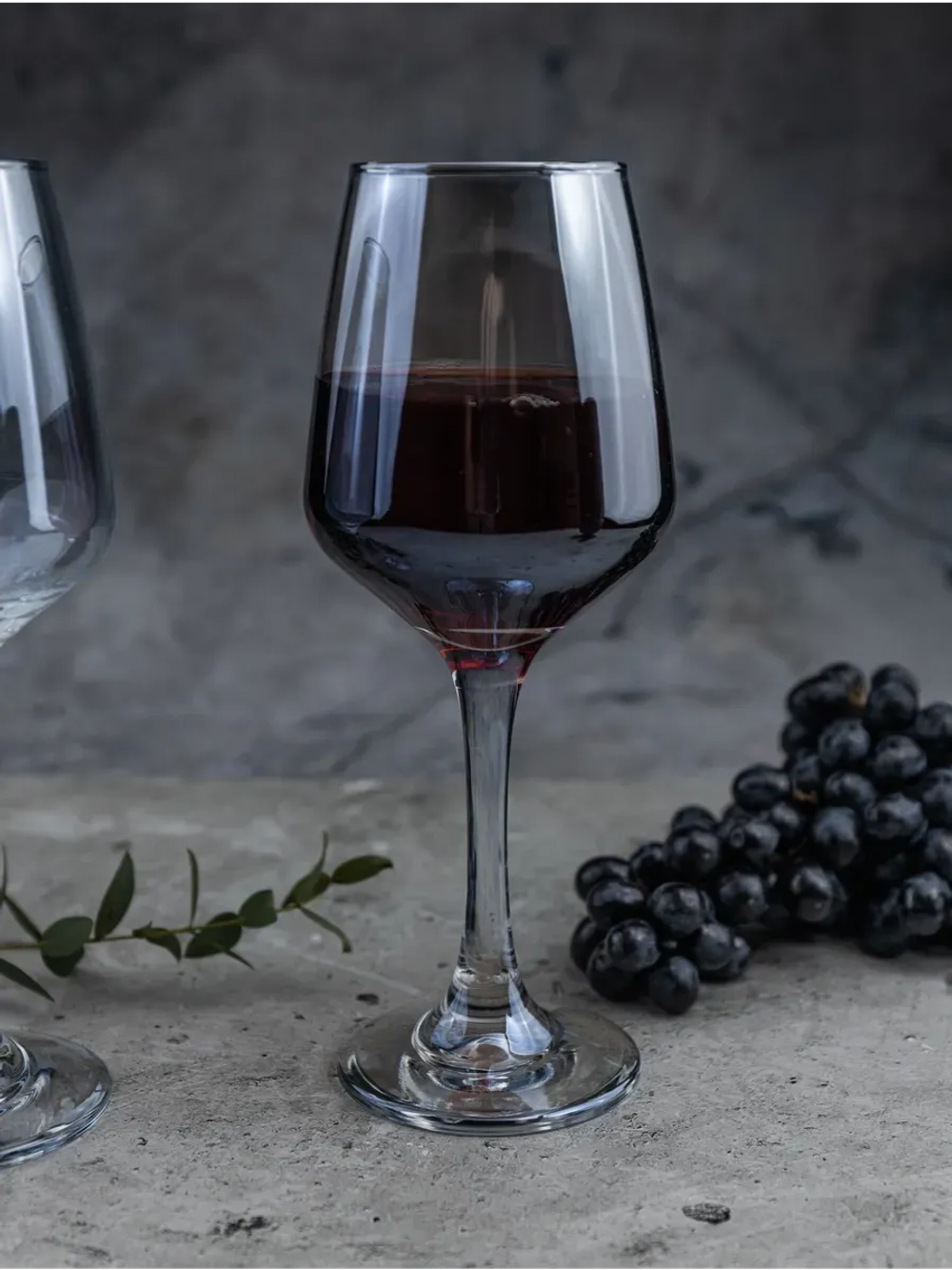 Набор бокалов для вина, 450 мл, 6 шт. Голубые