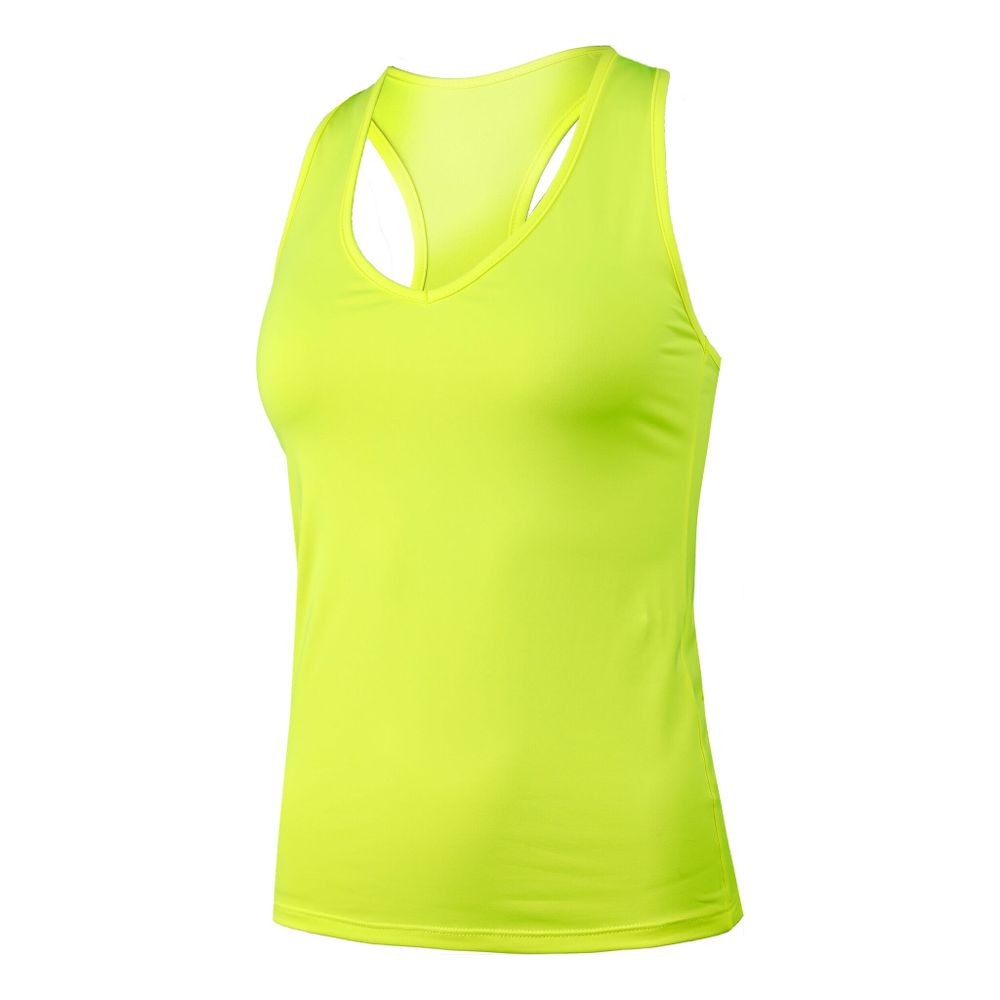 Женская теннисная майка BB by Belen Berbel Basic Tank Top Women - Yellow