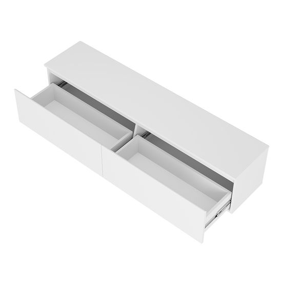 Тумба ТВ СИМПЛ шкаф навесной ШКН-07 белый (1604х340х356) /1/