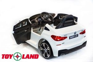 Детский электромобиль Toyland BMW 6 GT Белый