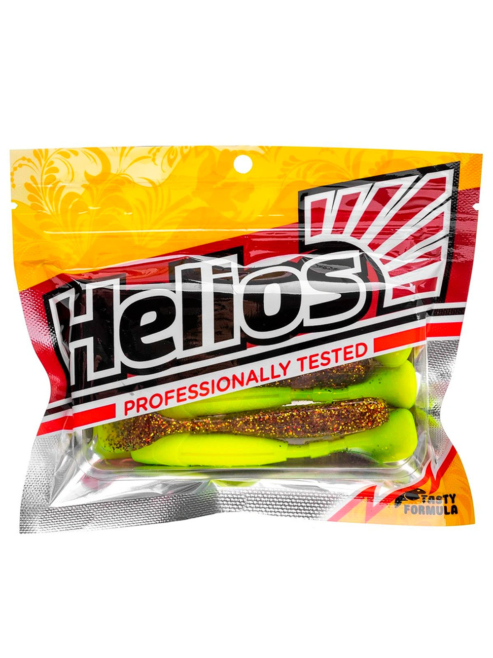 Виброхвост Helios Chubby 3,55"/9 см White 5шт. (HS-4-001)