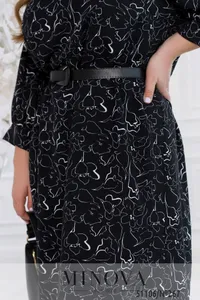 Платье 267-черный Minova