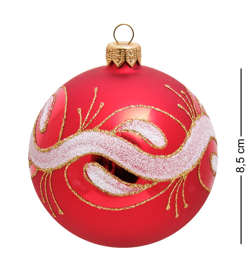 Элита НФШ-1220/3 Набор ел.украшений Шар 2шт «Радужный» 85 мм