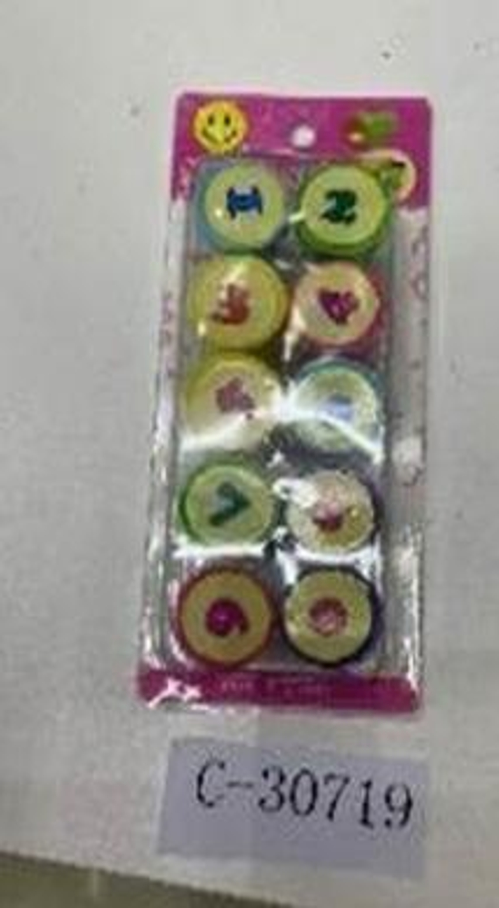 Набор штампов "Цифры" 10 штук, на блистере , С-30719