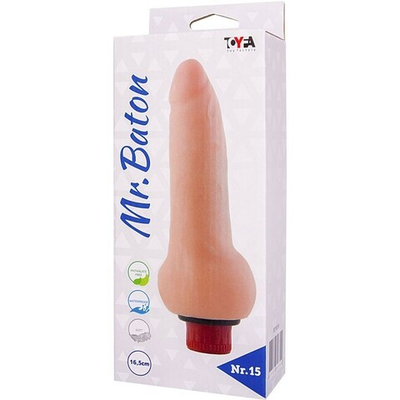 Вибратор Mr.Baton Soft №15, телесный (Цвет: телесный)