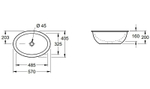 Раковина Villeroy&Boch Loop & Friends 57 61612001 Альпийский белый