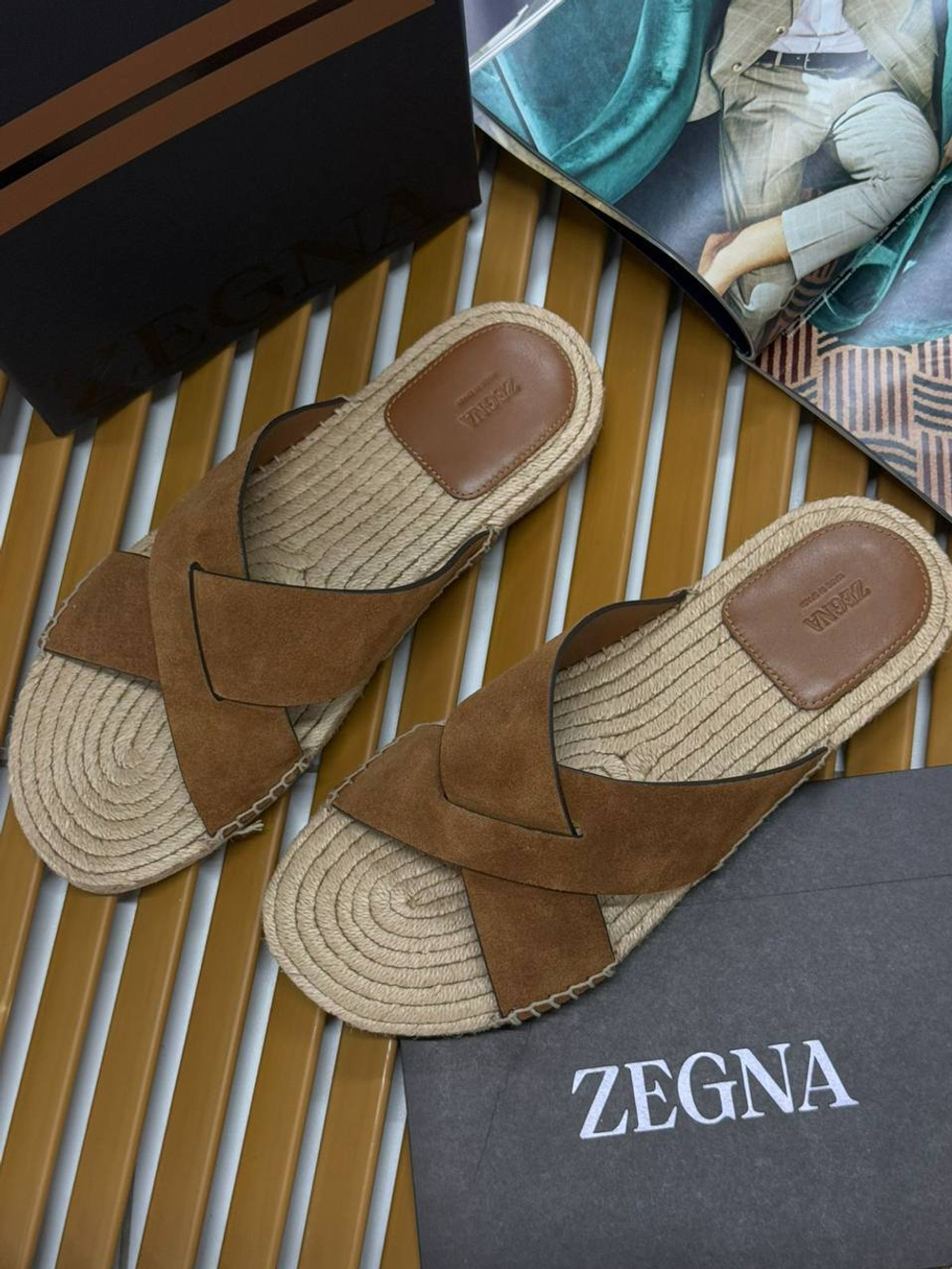 Шлепанцы Zegna