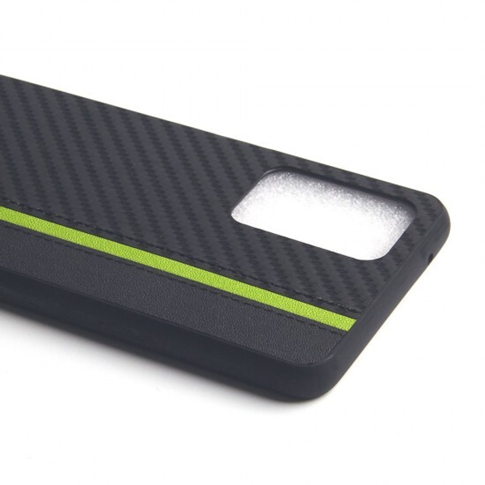 Чехол для Samsung Galaxy A52 5G, карбоновый , 012465 Синий