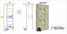 Шведская стенка ROMANA S1 (белый прованс)