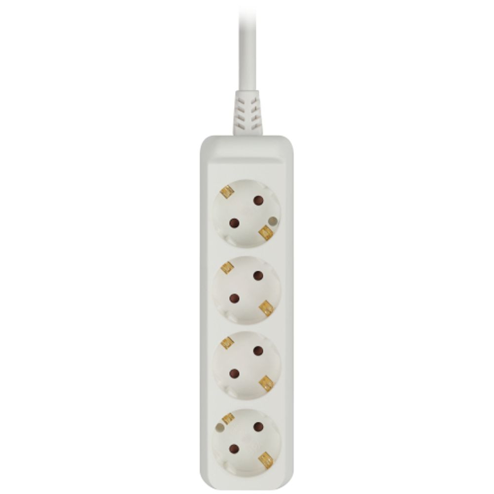 Удлинитель электрический ЭРА U-4e-3m-3x1 с заземлением 4 розетки 3м ПВС 3x1мм2 16А | Бытовые удлинители