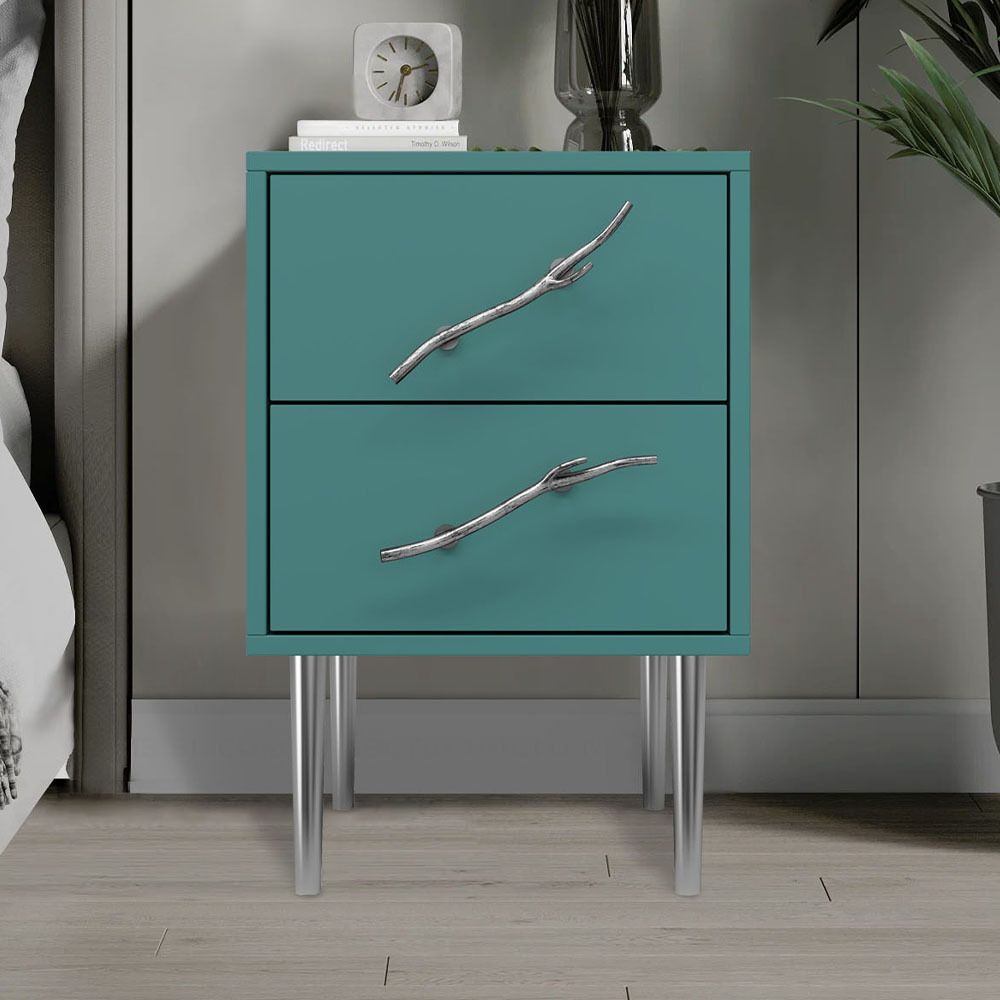 Тумба Арт Колор matte Стайл Сильвер Пастельно-синий матовый