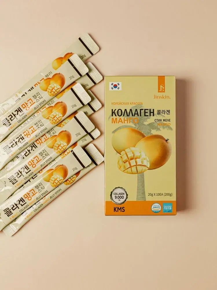 Jinskin Collagen Pomegranate Jelly sticks Коллагеновое желе с гранатом в стиках