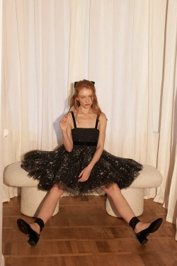 Бант из твида