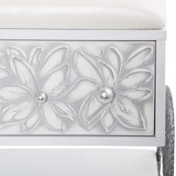 Банкетка Терра Айс Античное Серебро