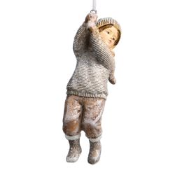 ЕЛОЧНОЕ УКРАШЕНИЕ "МАЛЬЧИК" 4Х4Х12 СМ