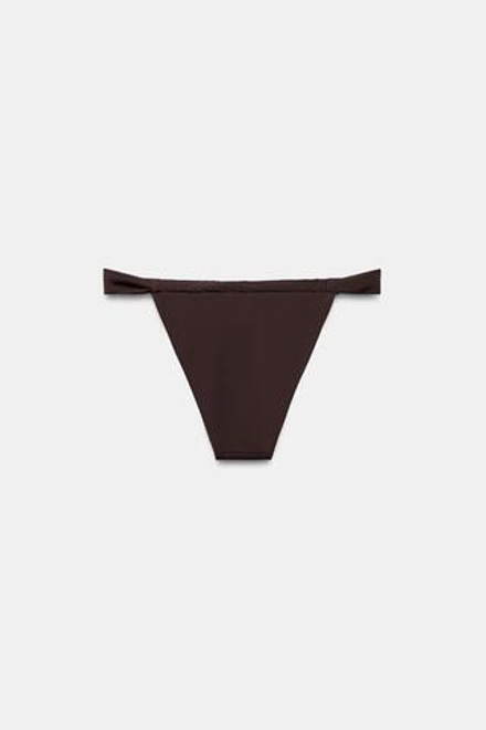 ZARA ПЛАВКИ-БИКИНИ, КОРИЧНЕВЫЙ
