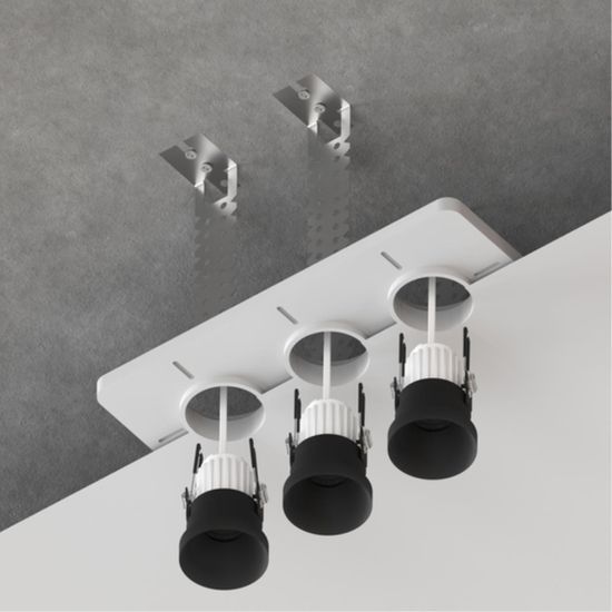 A709003 Закладная для монтажа светильников DUCRE MINI в натяжной потолок, 292х100мм, ПВХ, белый