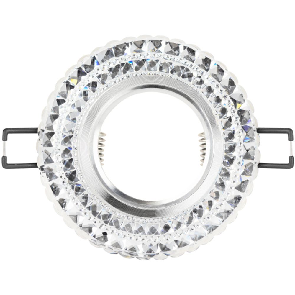 DK LD3 SL/WH Светильник ЭРА декор c белой светодиодной подсветкой, прозрачный | Встраиваемые LED светильники