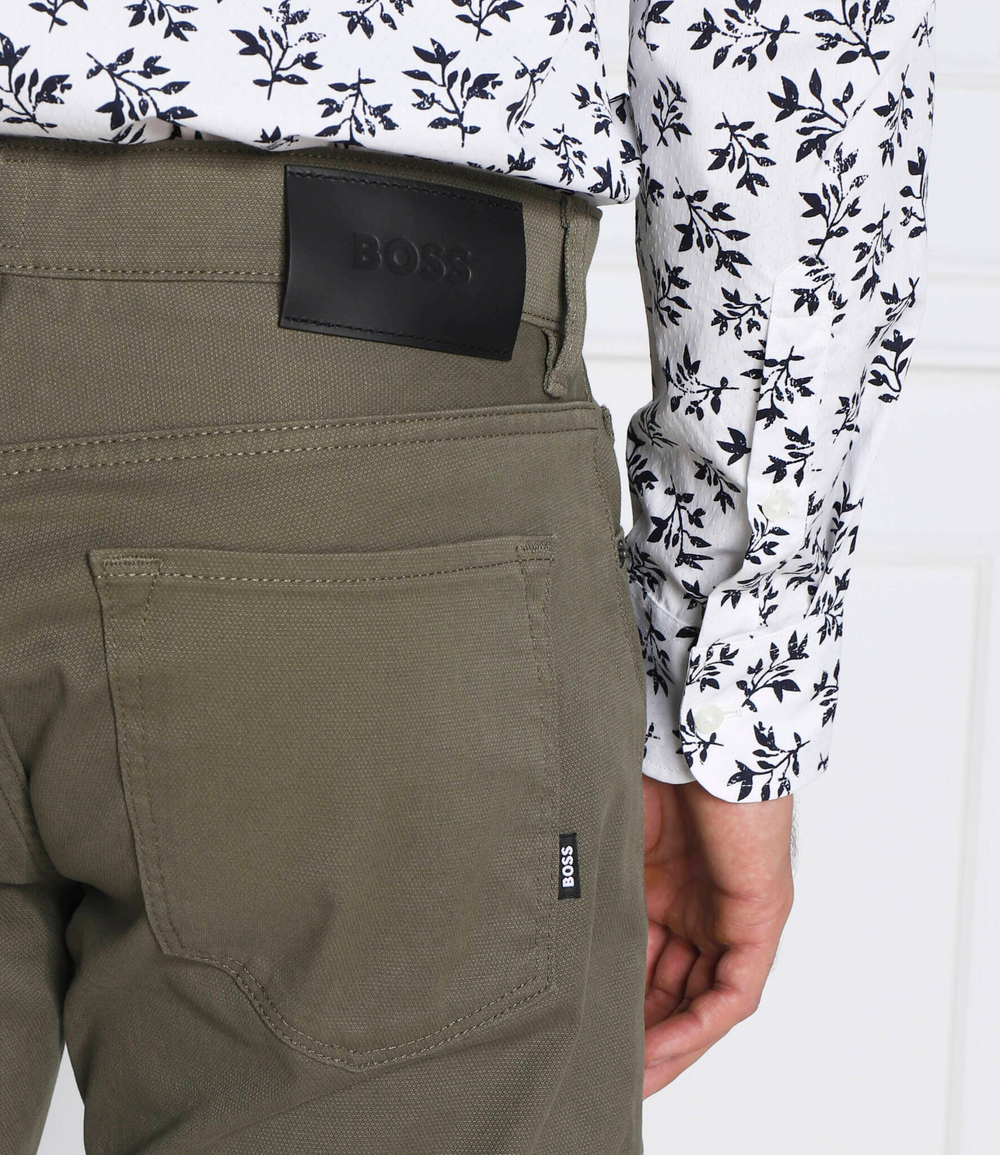 джинсы maine3-20 BOSS BLACK - хаки(50477799)