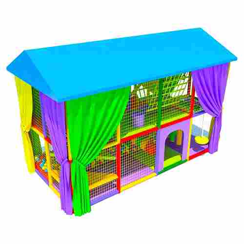 Детский игровой лабиринт с крышей «Праздничный домик» 4,92×2,46×3,3 м