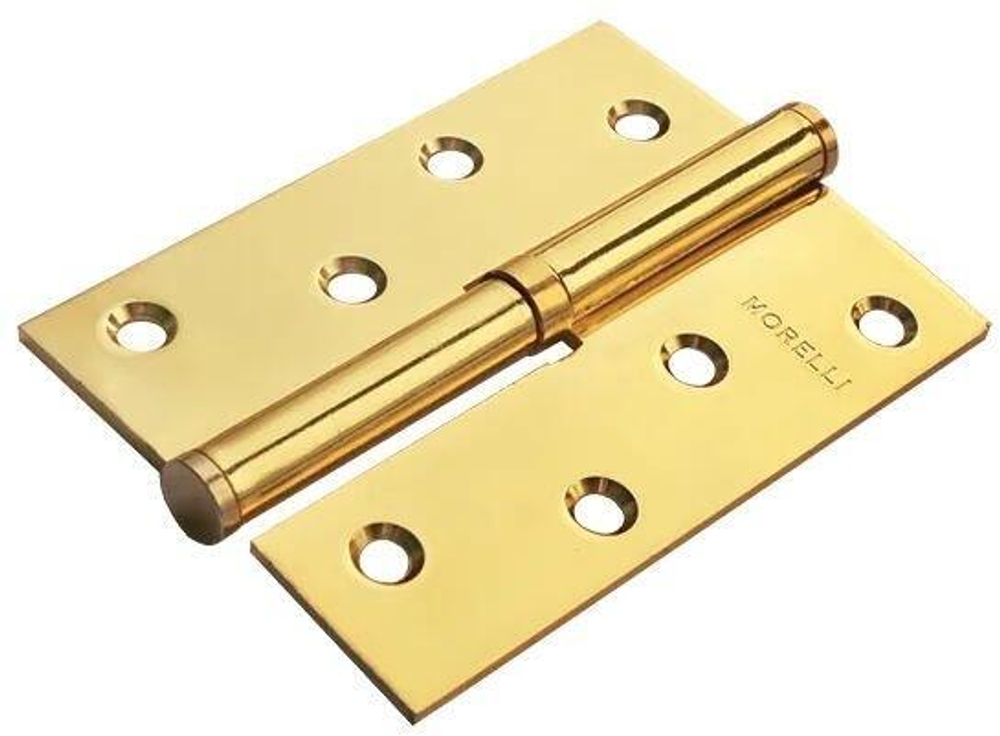Петля стальная левая MSD 100X70X2.5 золото