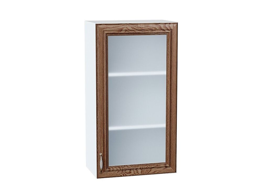 Шкаф верхний с 1-ой остекленной дверцей Шале