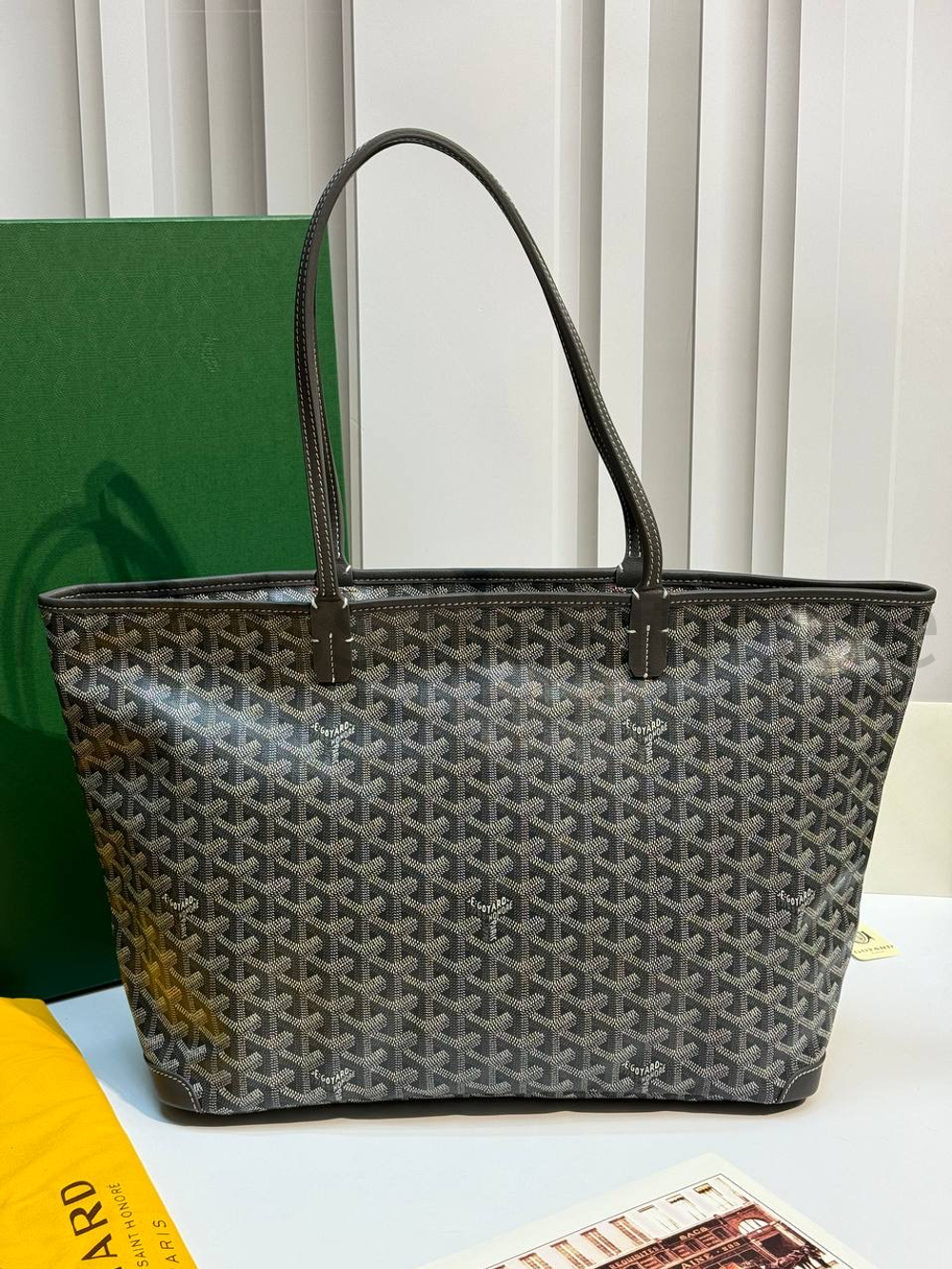 Черная сумка шоппер Artois PM Maison Goyard