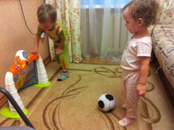 Набор чемпиона с футбольными воротами и баскетбольным кольцом — 9-0056